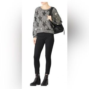 Splendid/ Women Stargazer Metallic treading cropped Sweater/XS/ NWT